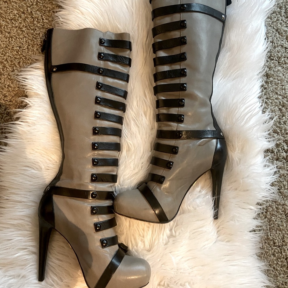 L.A.M.B Gwen Stefani military boots